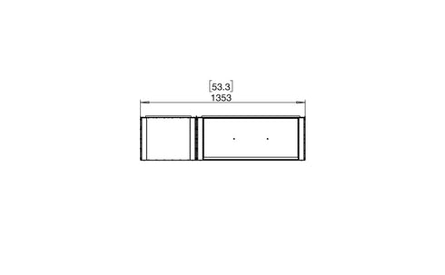 Ecosmart Fire Flex 50BY.BXL Bay Fireplace Insert - Black Finish / Stainless Steel Burner - ESF.FX.50BY.BXL